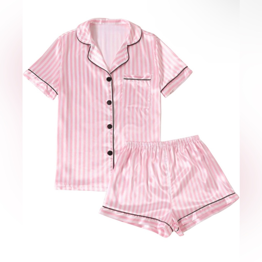 Brand New- Satin Pajama Short Set